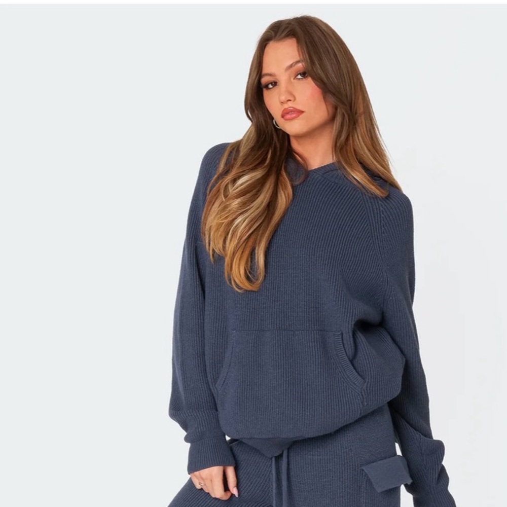 Edikted Wynter Heavy Knit Hoodie
